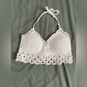 Crochet halter top (SHEIN)